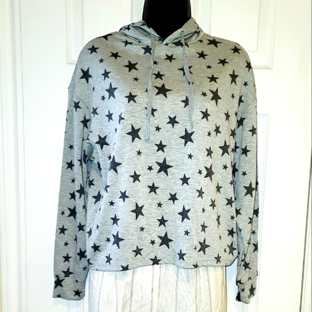 Star T-shirt hoodie M